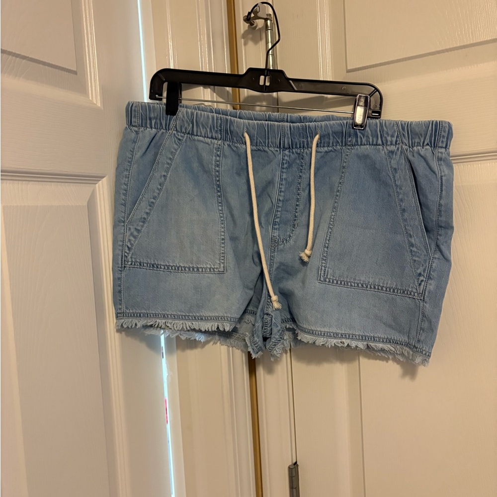 BCBGeneration Light Blue Denim Shorts